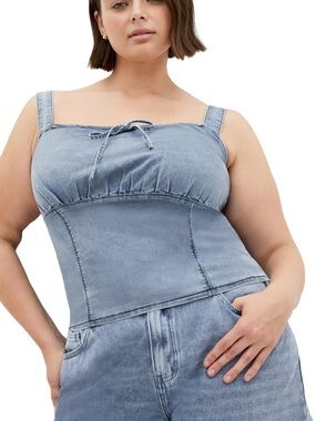 City Chic Denim top size 16